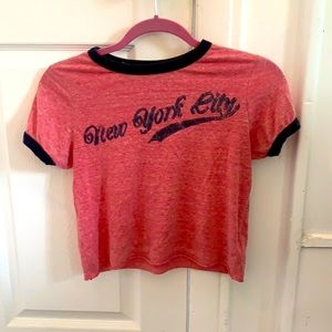 New York City Vintage Cropped T